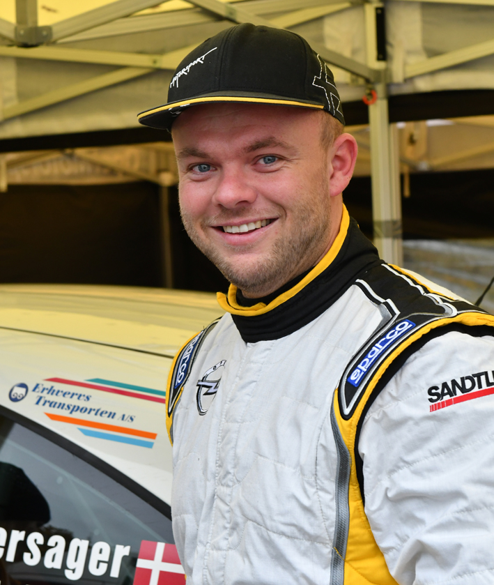 Marco Gersager har sammen med Carina Møller dannet et nyt team i dansk rallysport og satser i en Opel Adam på en topplacering i den tyske ADAC Opel Rallye Cup.
(Foto: Morten Dam - autoMOTIV/specialpress)
